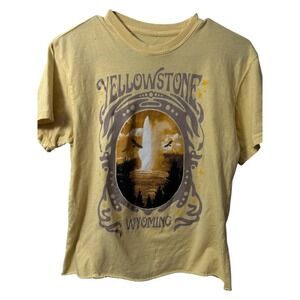Yellowstone Wyoming‎ National Park Yellow T shirt